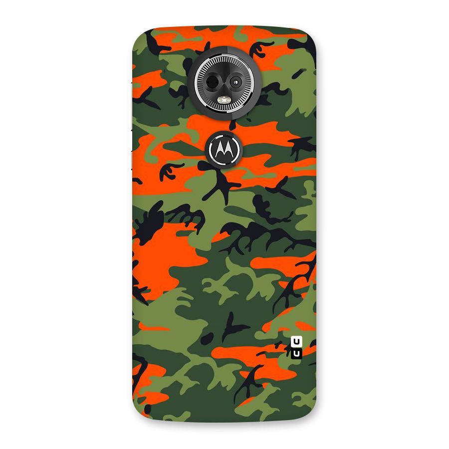 Army Pattern Back Case for Moto E5 Plus