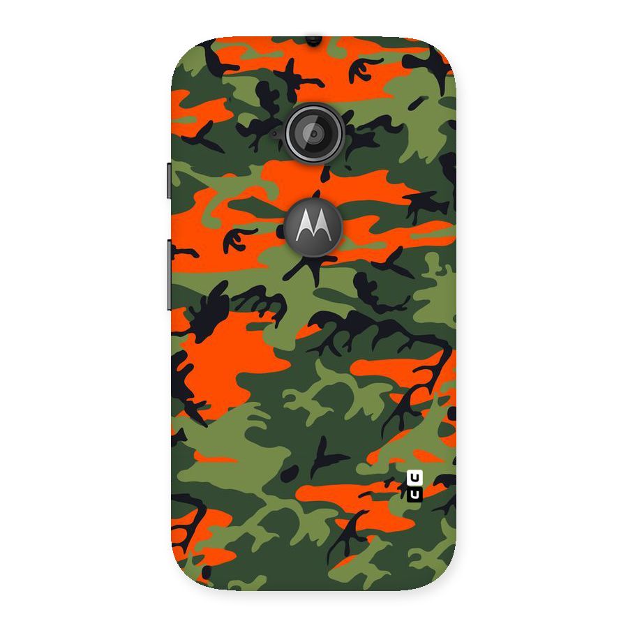 Army Pattern Back Case for Moto E 2nd Gen