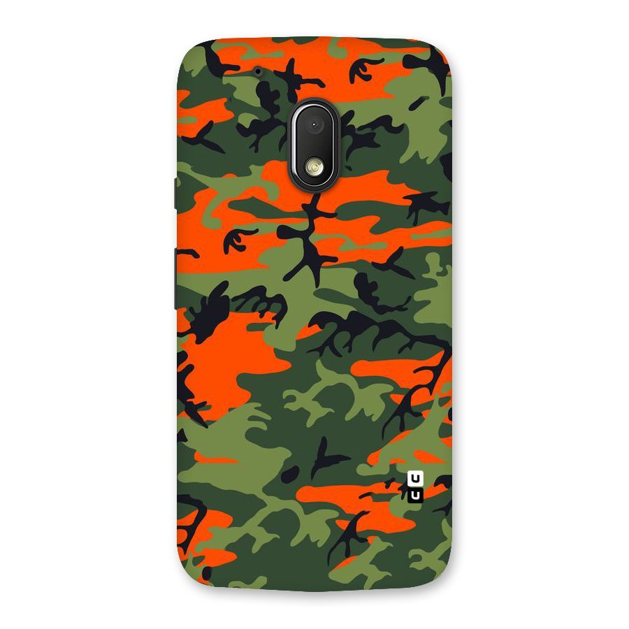 Army Pattern Back Case for Moto G4 Play