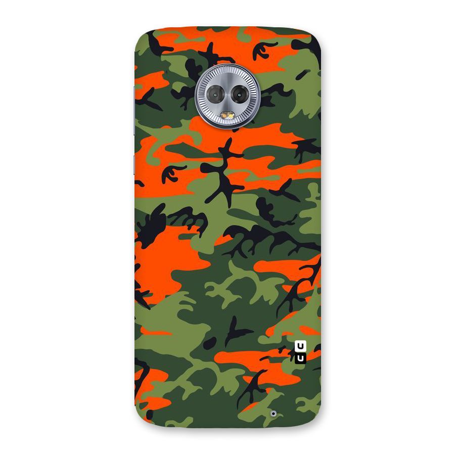 Army Pattern Back Case for Moto G6 Plus