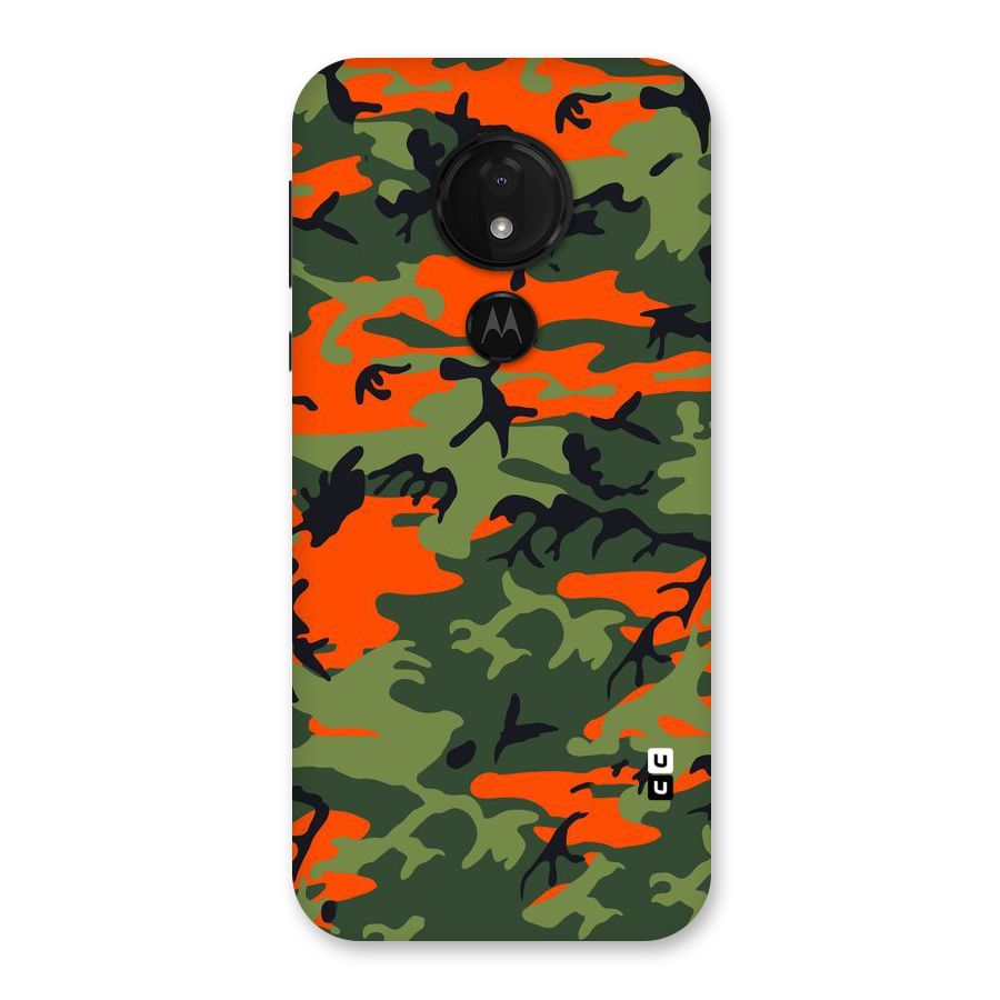 Army Pattern Back Case for Moto G7 Power