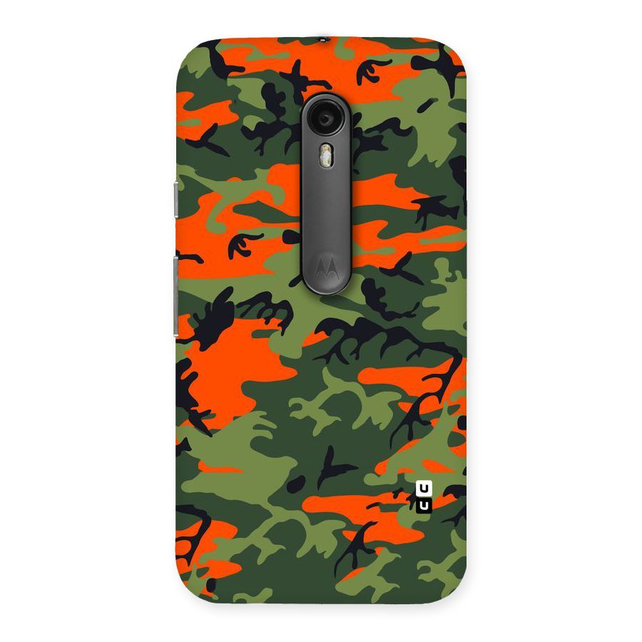 Army Pattern Back Case for Moto G Turbo