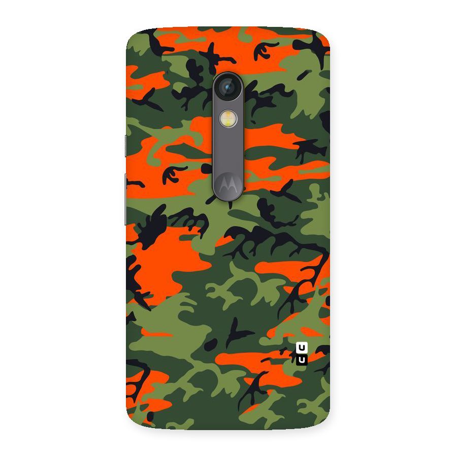 Army Pattern Back Case for Moto X Play