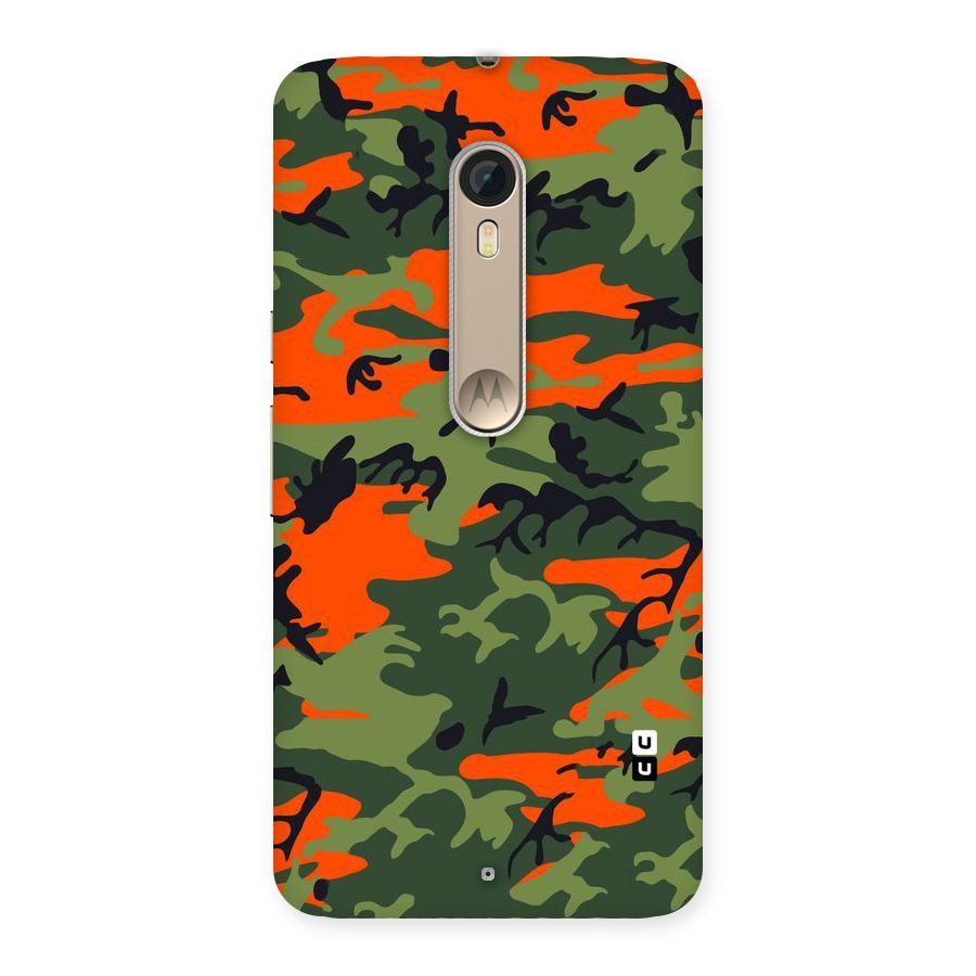Army Pattern Back Case for Motorola Moto X Style