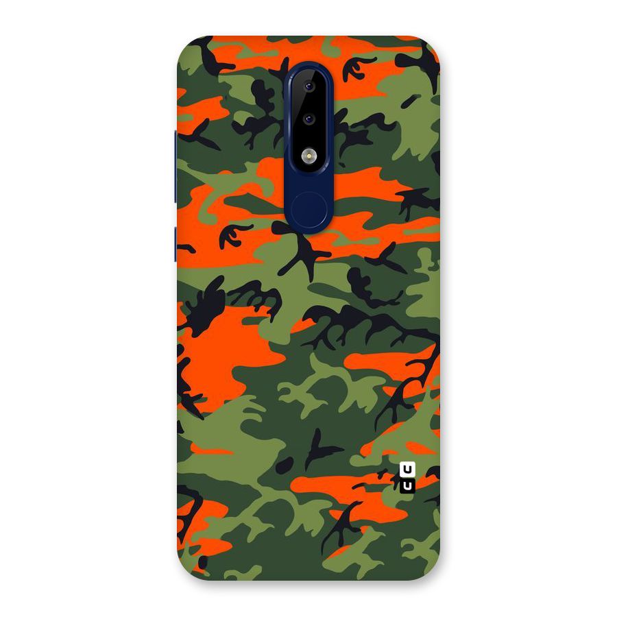 Army Pattern Back Case for Nokia 5.1 Plus