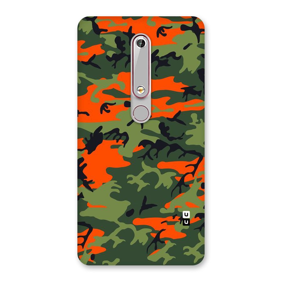 Army Pattern Back Case for Nokia 6.1