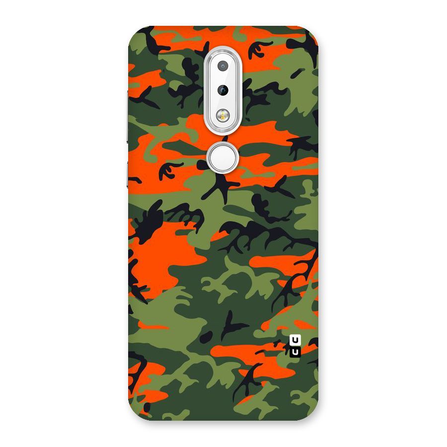 Army Pattern Back Case for Nokia 6.1 Plus