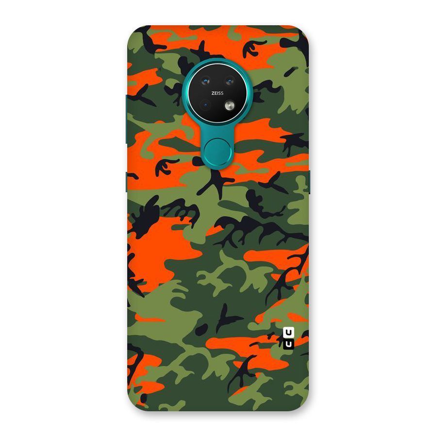 Army Pattern Back Case for Nokia 7.2