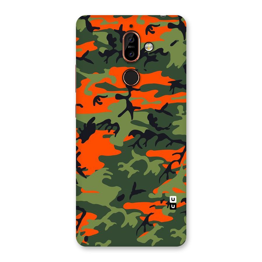 Army Pattern Back Case for Nokia 7 Plus