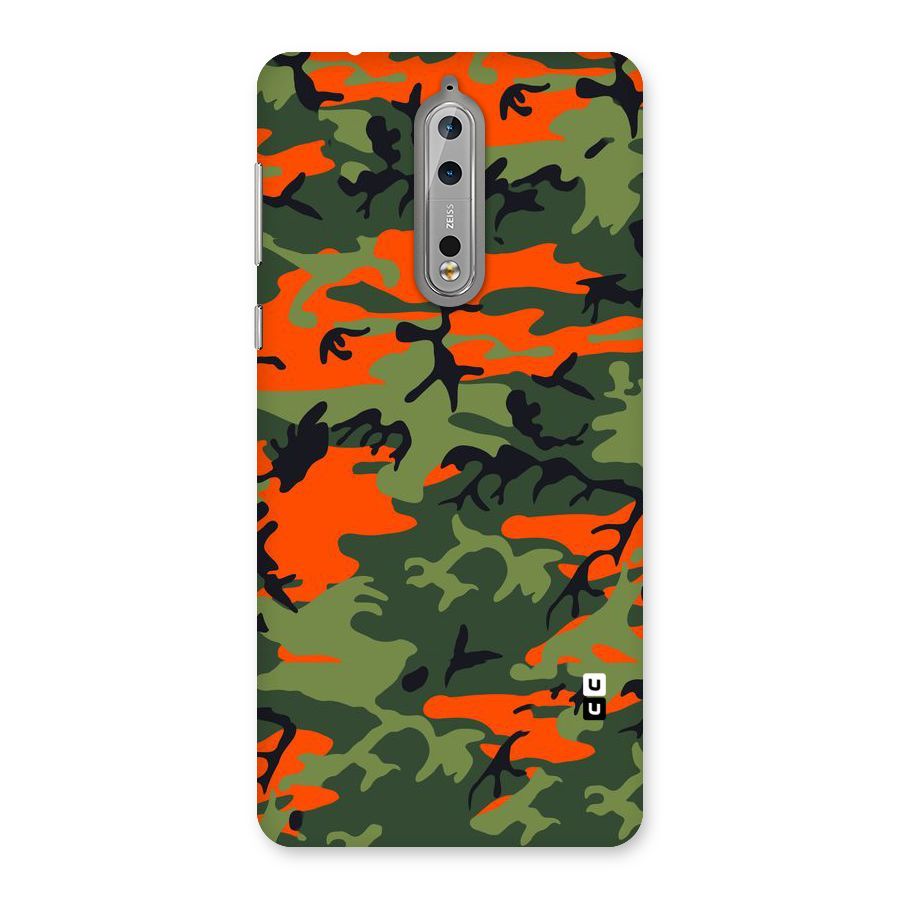 Army Pattern Back Case for Nokia 8