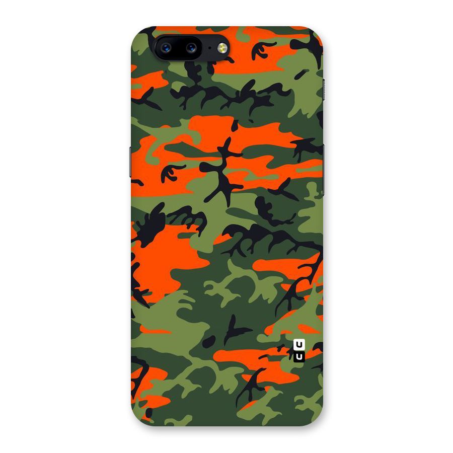 Army Pattern Back Case for OnePlus 5