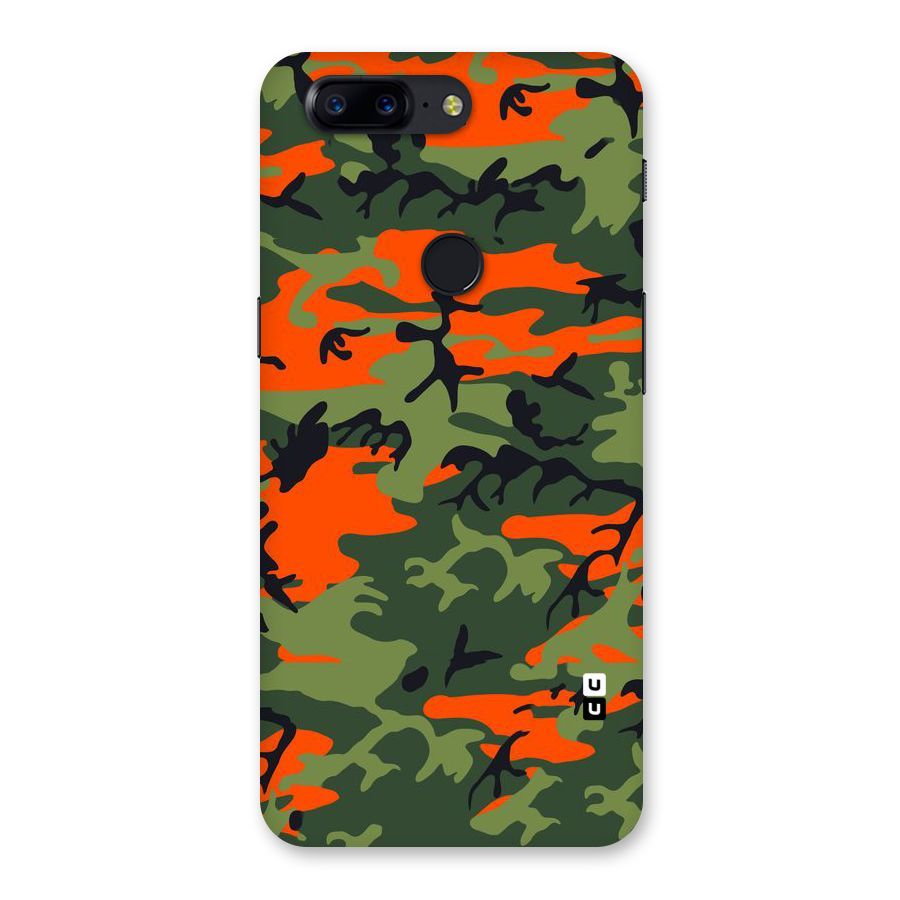 Army Pattern Back Case for OnePlus 5T