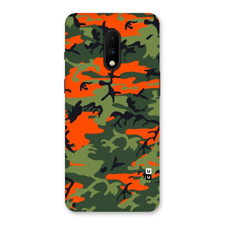 Army Pattern Back Case for OnePlus 7