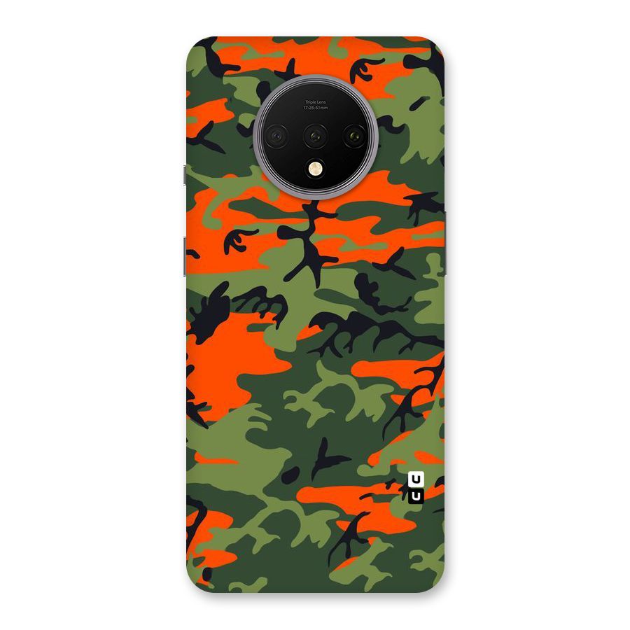 Army Pattern Back Case for OnePlus 7T