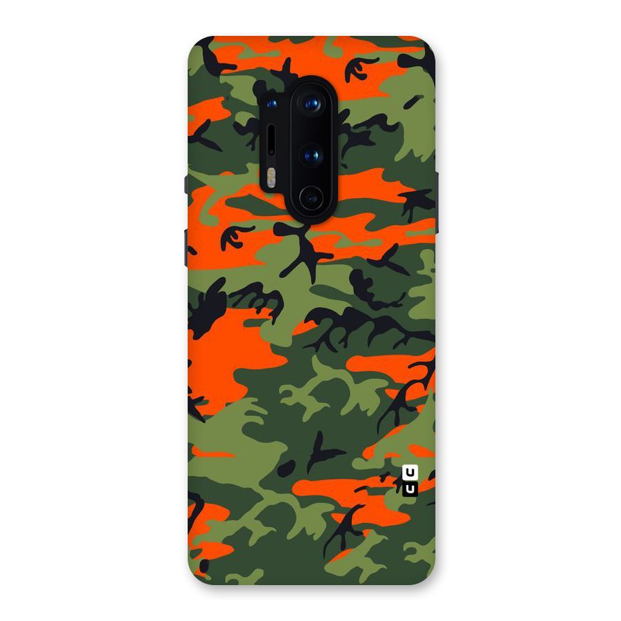 Army Pattern Back Case for OnePlus 8 Pro