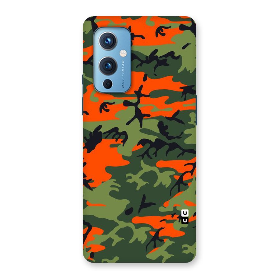 Army Pattern Back Case for OnePlus 9
