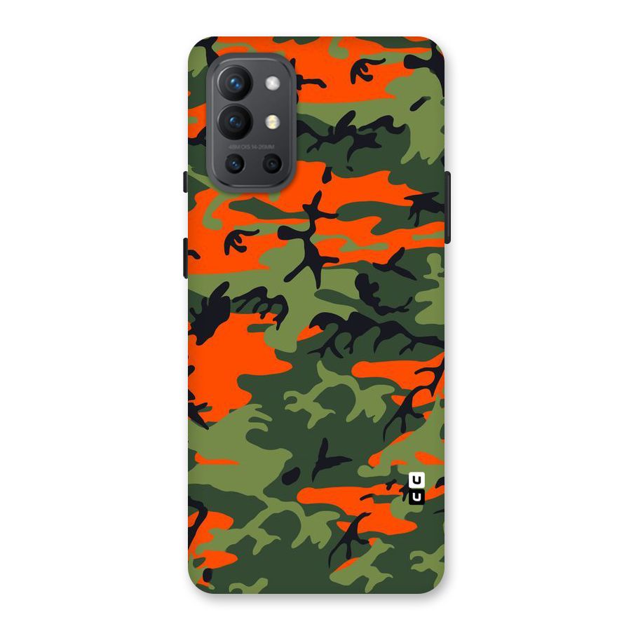 Army Pattern Back Case for OnePlus 9R