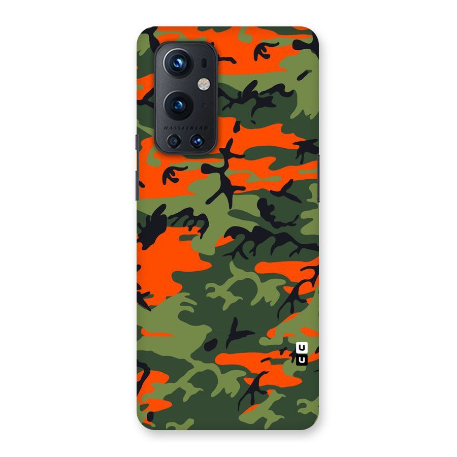 Army Pattern Back Case for OnePlus 9 Pro