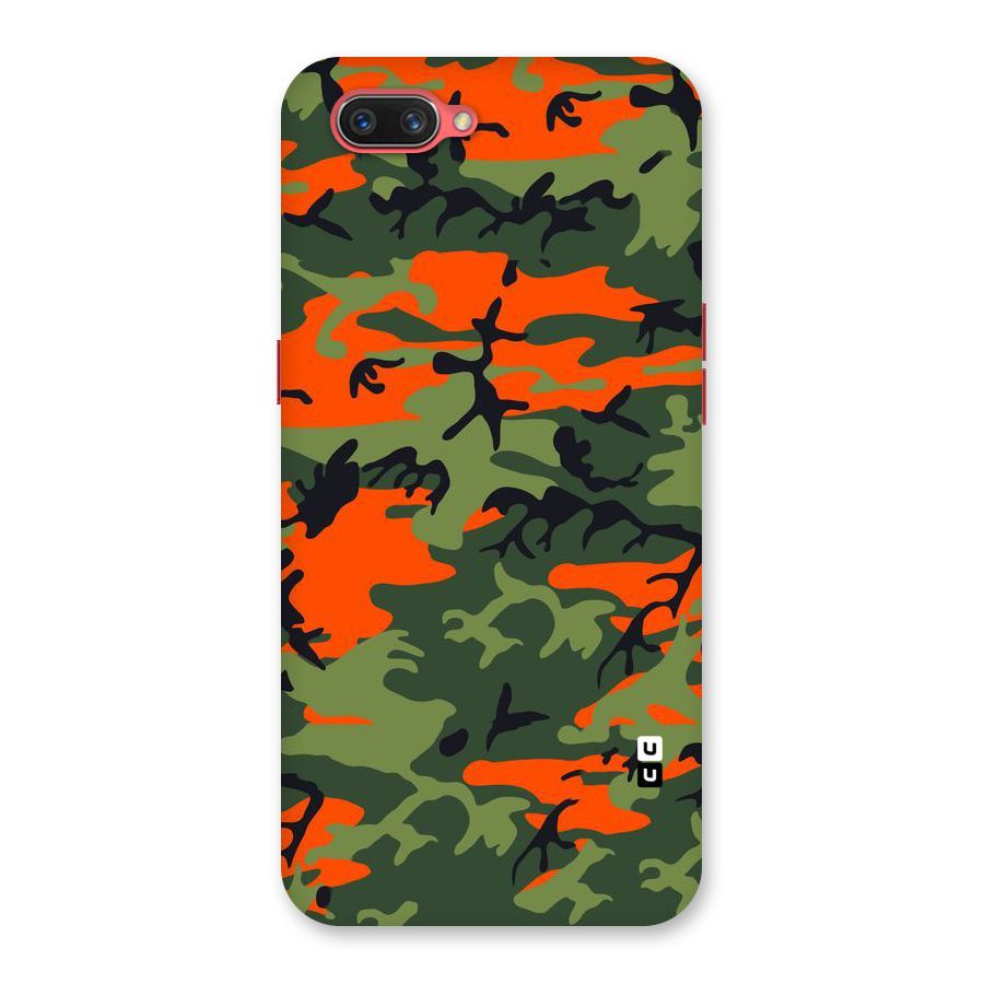 Army Pattern Back Case for Oppo A3s