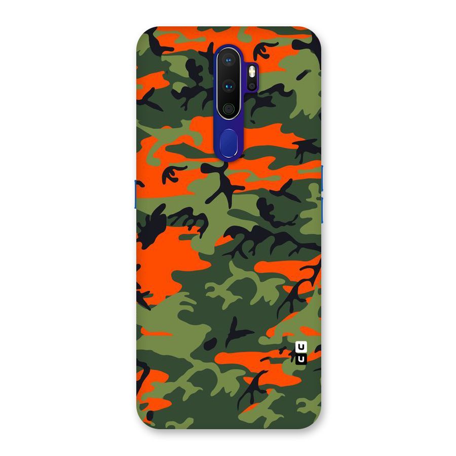 Army Pattern Back Case for Oppo A9 (2020)