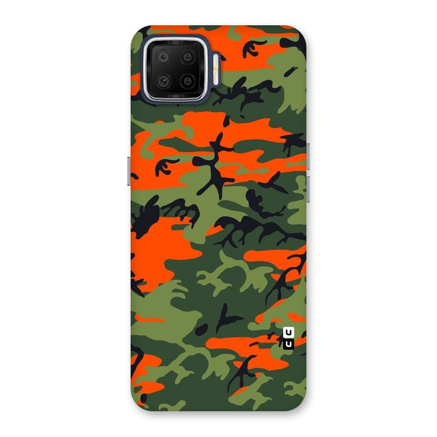 Army Pattern Back Case for Oppo F17