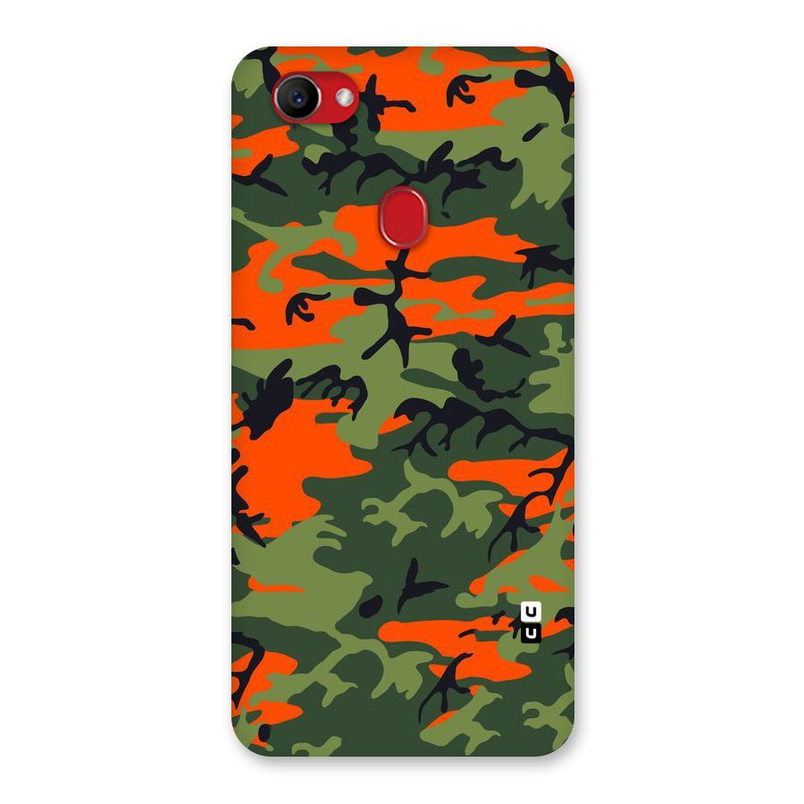 Army Pattern Back Case for Oppo F7