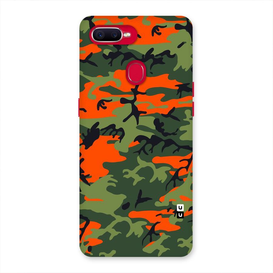 Army Pattern Back Case for Oppo F9 Pro