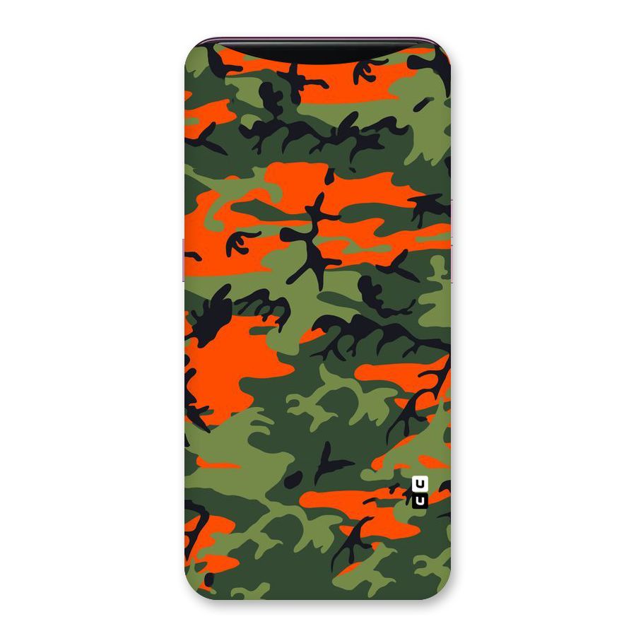 Army Pattern Back Case for Oppo Find X
