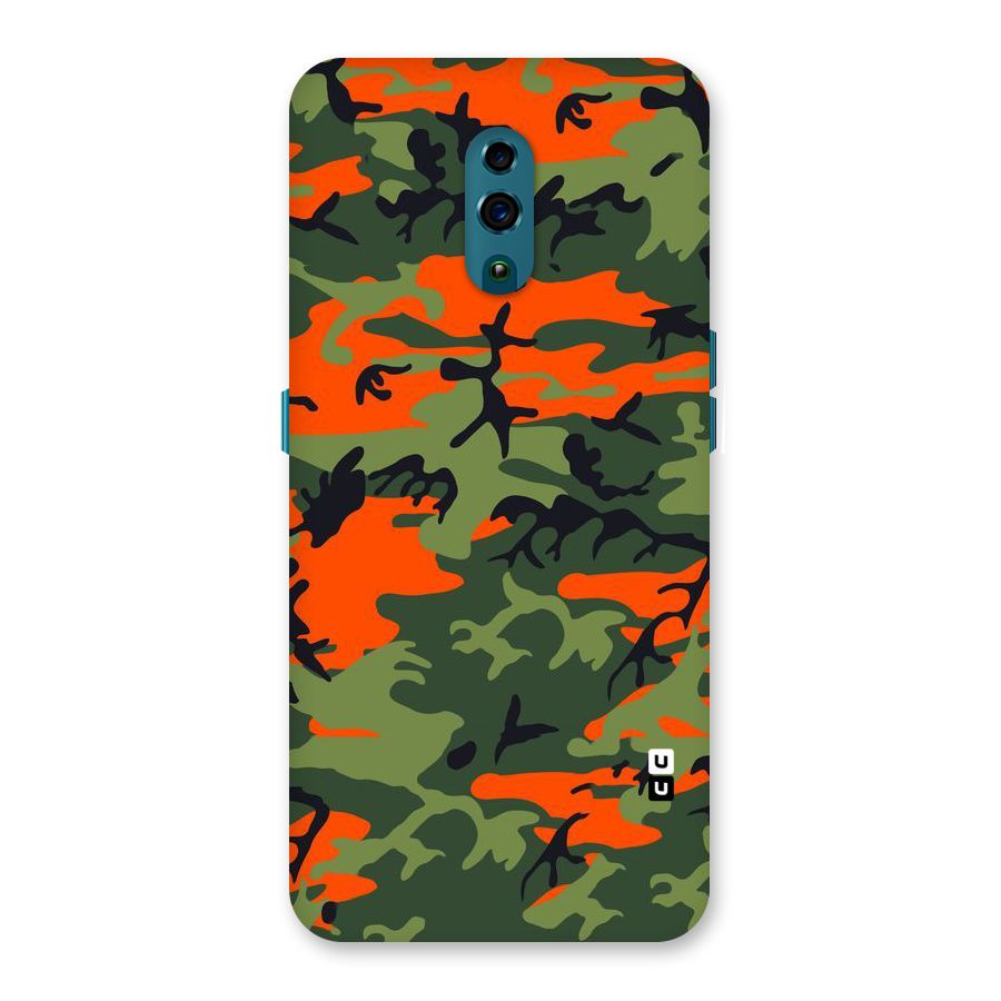 Army Pattern Back Case for Oppo Reno