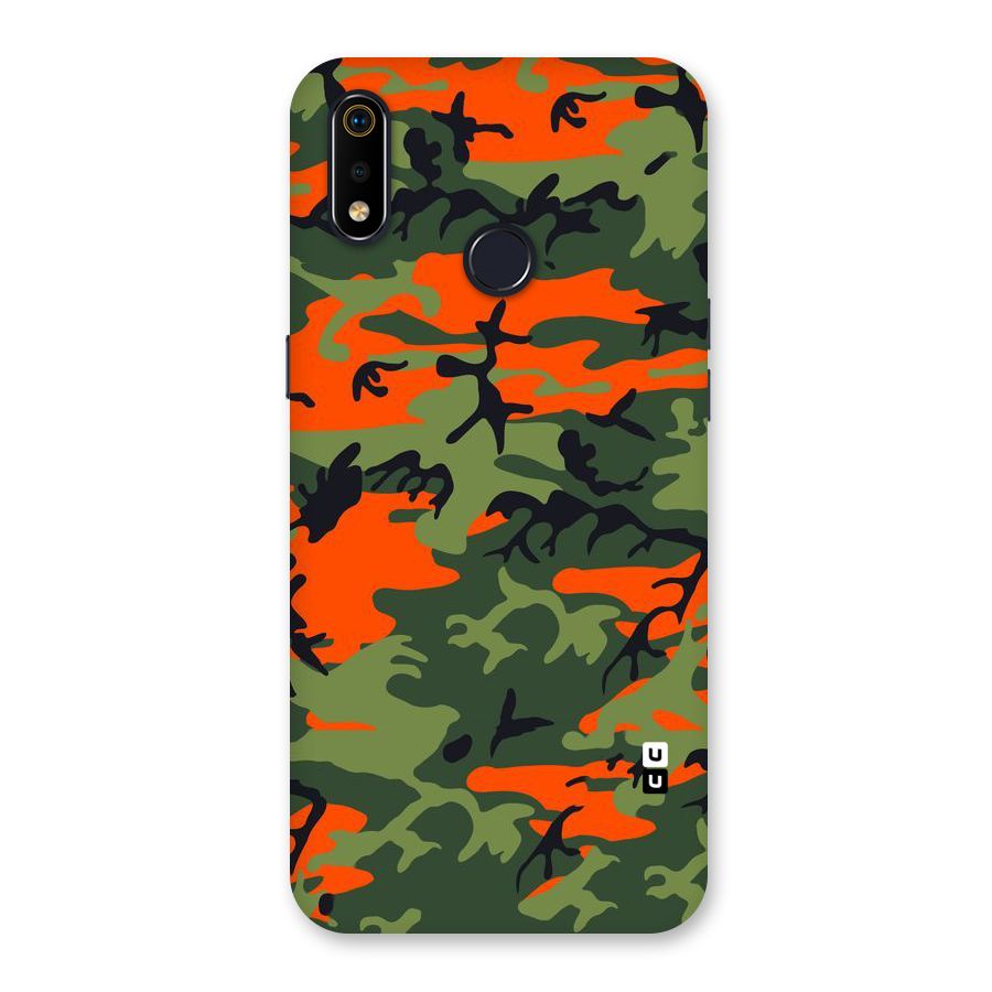 Army Pattern Back Case for Realme 3i