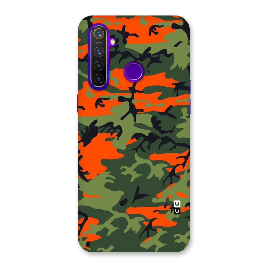 Army Pattern Back Case for Realme 5 Pro