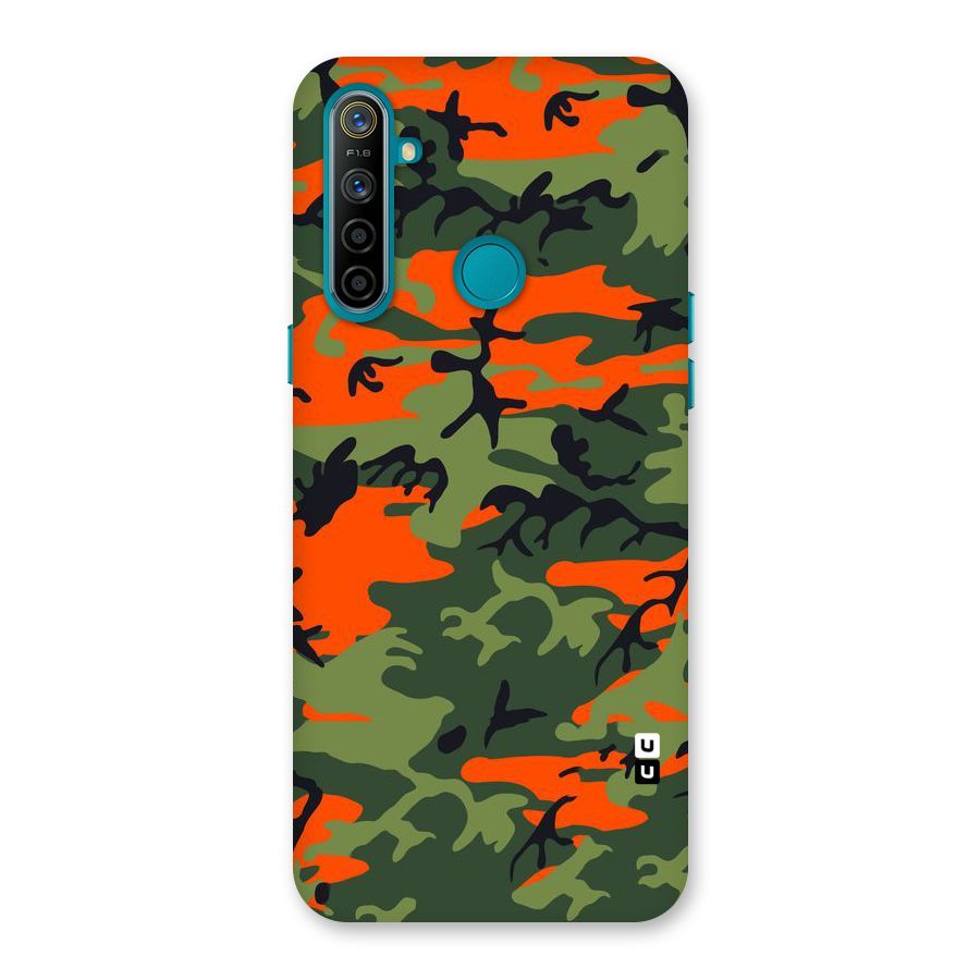 Army Pattern Back Case for Realme 5i