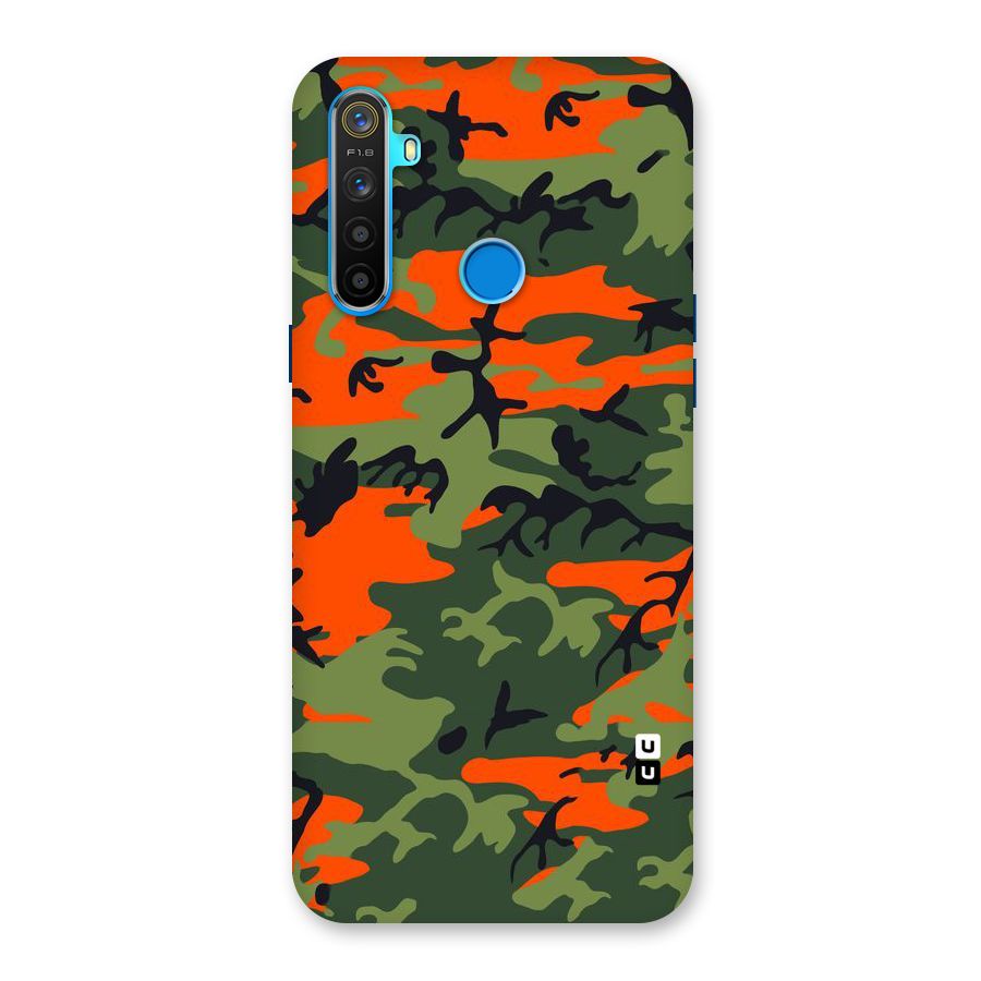 Army Pattern Back Case for Realme 5s