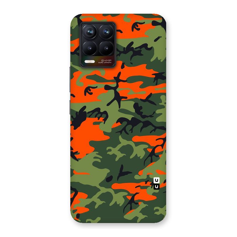 Army Pattern Back Case for Realme 8