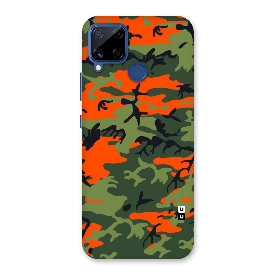 Army Pattern Back Case for Realme C15