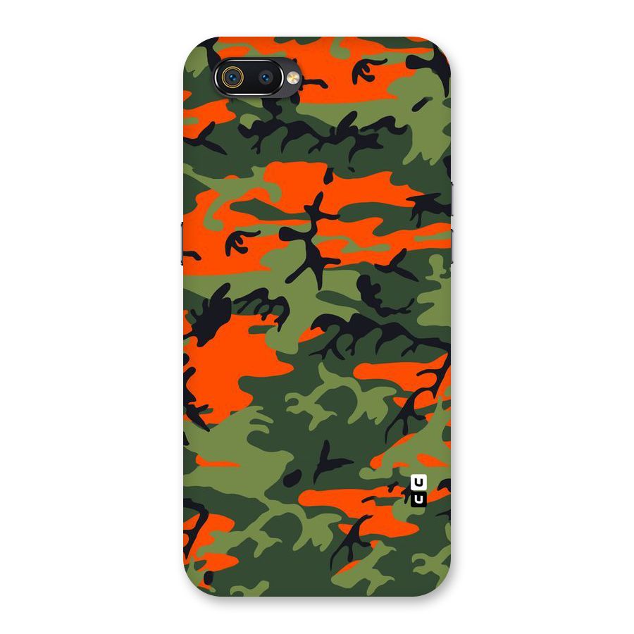 Army Pattern Back Case for Realme C2