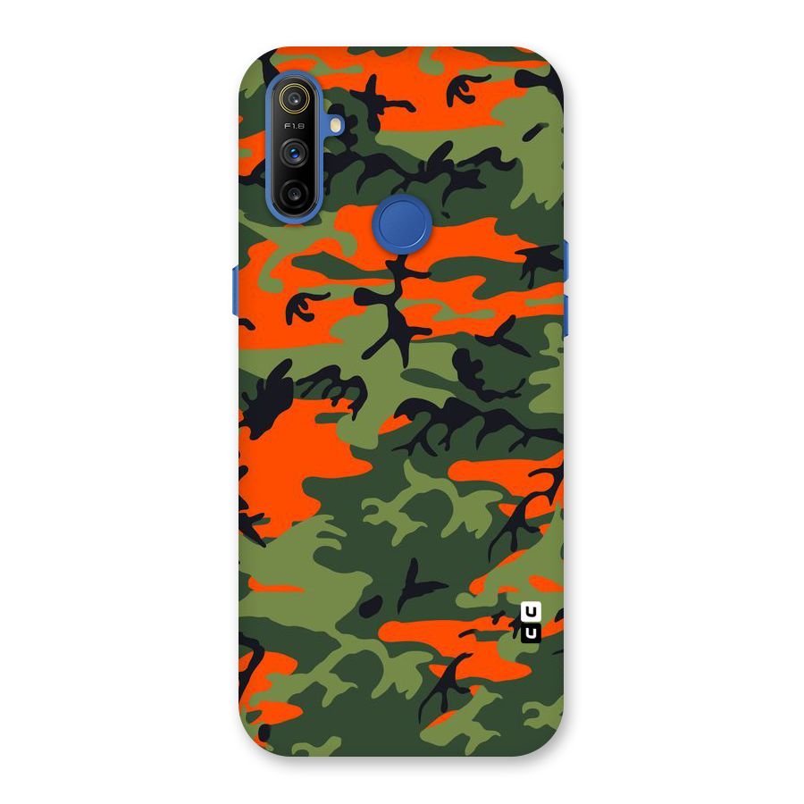 Army Pattern Back Case for Realme Narzo 10A