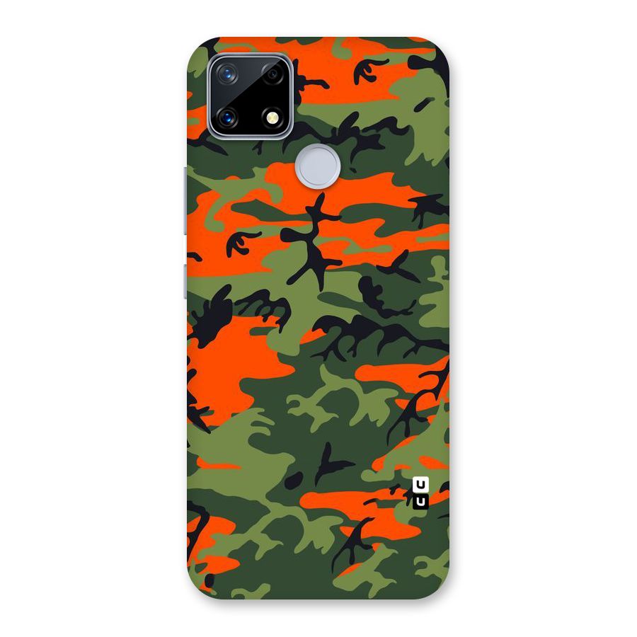Army Pattern Back Case for Realme Narzo 20