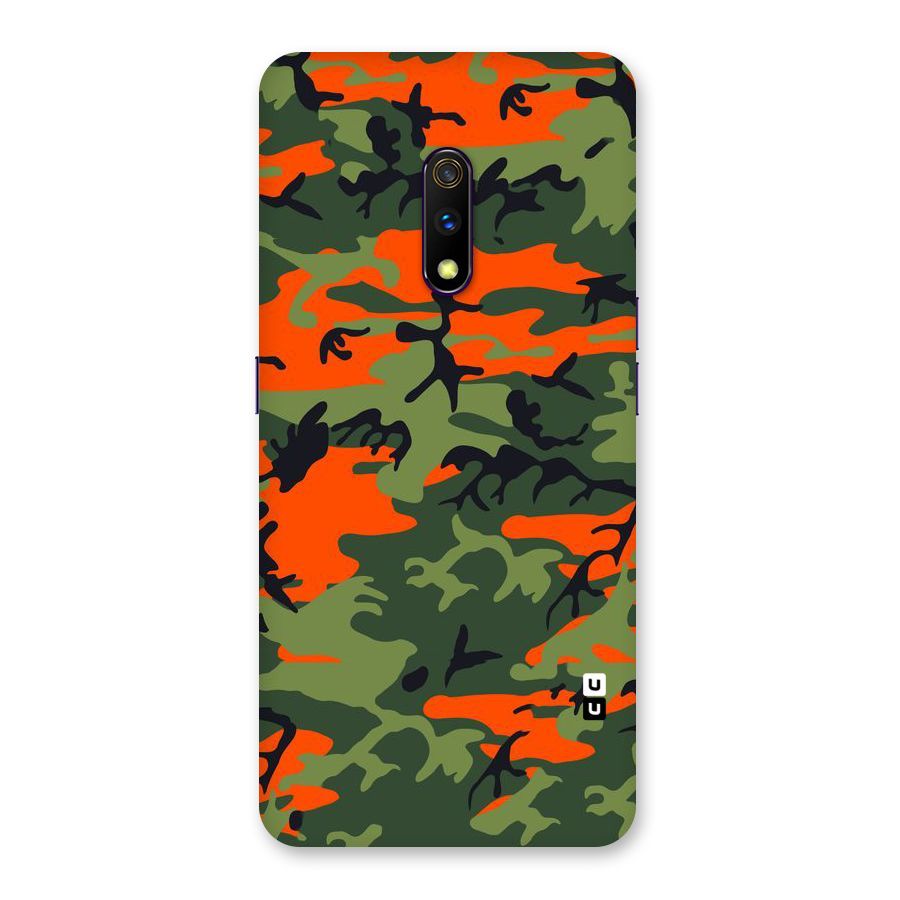 Army Pattern Back Case for Realme X