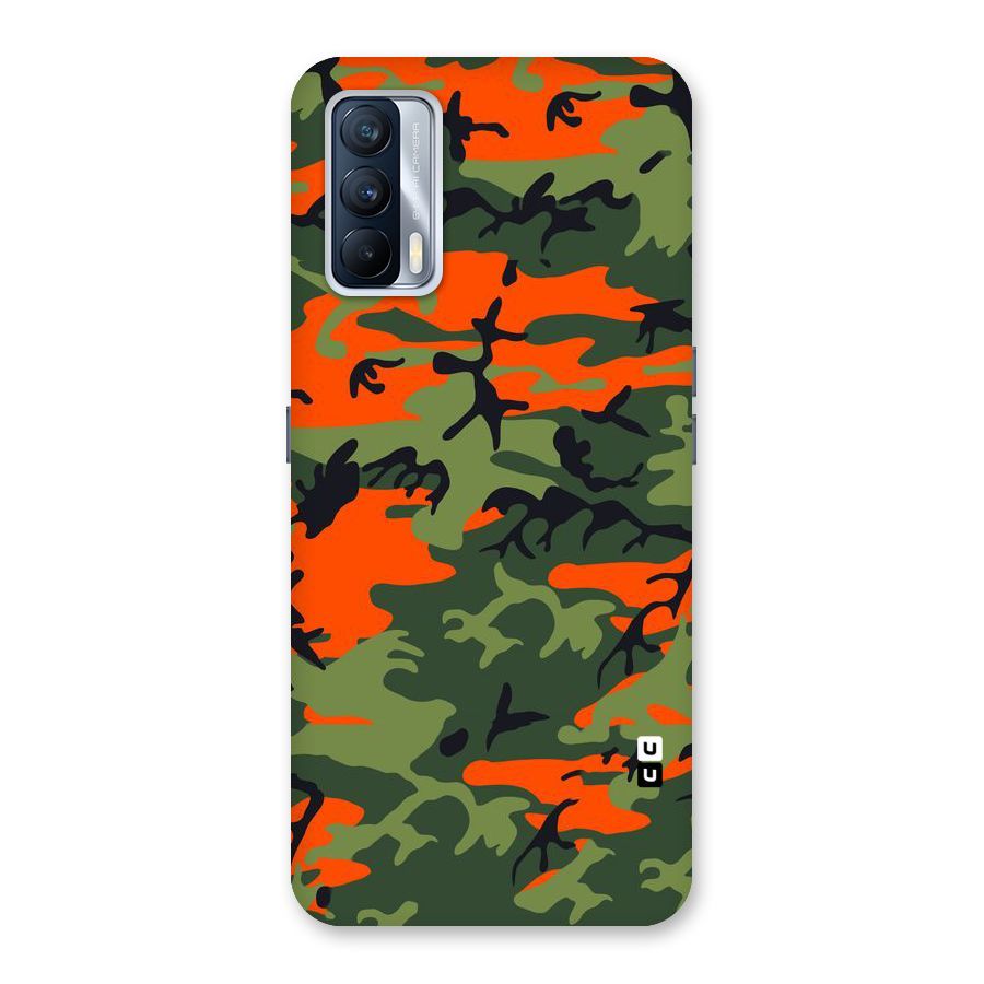 Army Pattern Back Case for Realme X7