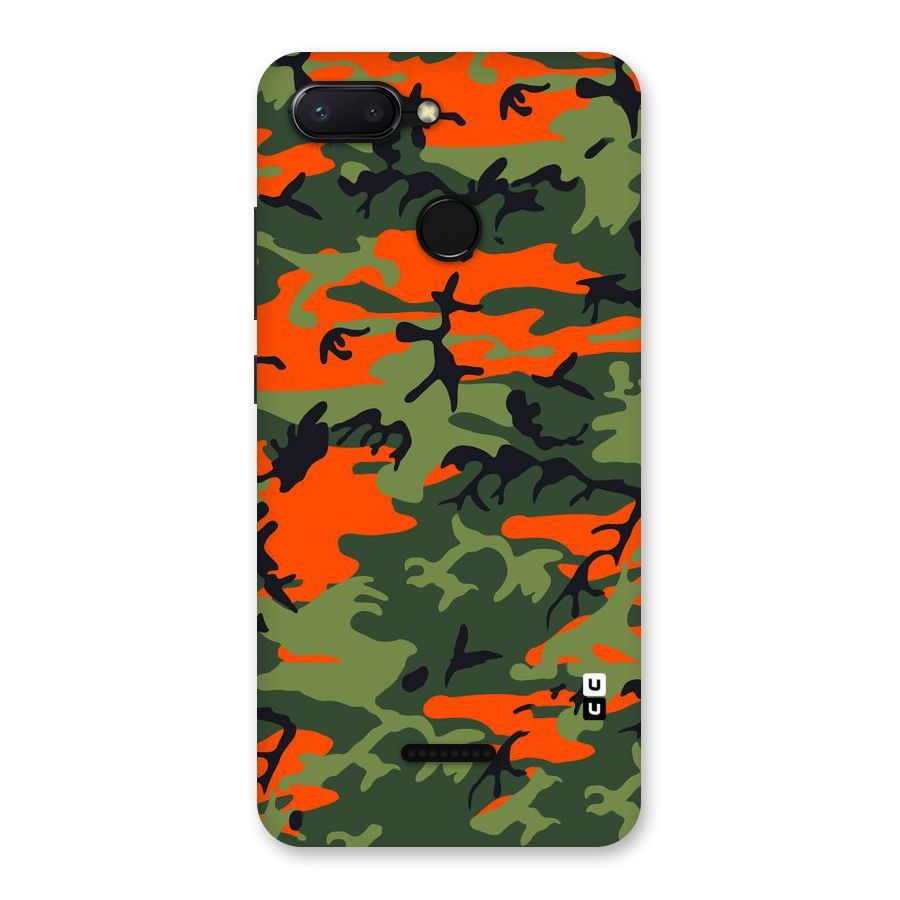 Army Pattern Back Case for Redmi 6