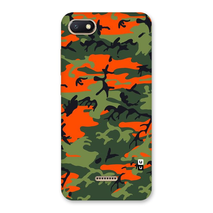 Army Pattern Back Case for Redmi 6A