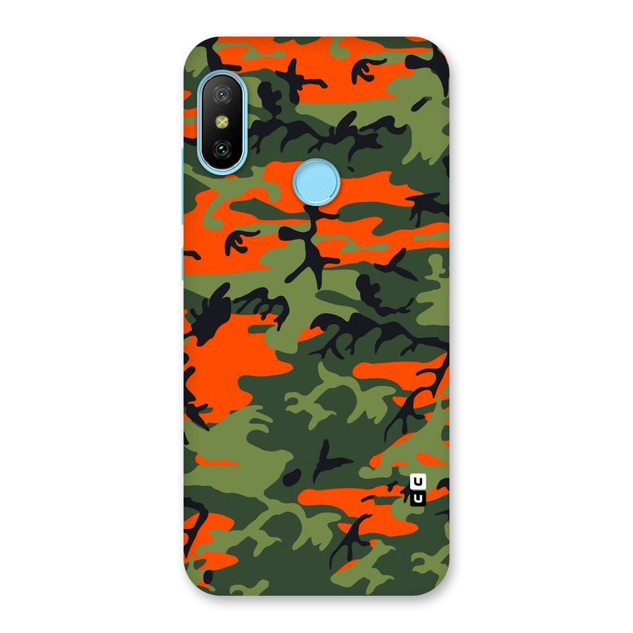Army Pattern Back Case for Redmi 6 Pro