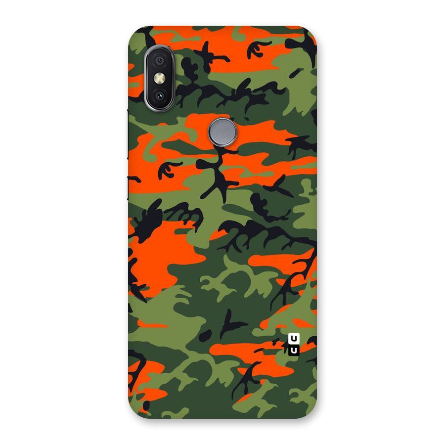 Army Pattern Back Case for Redmi Y2