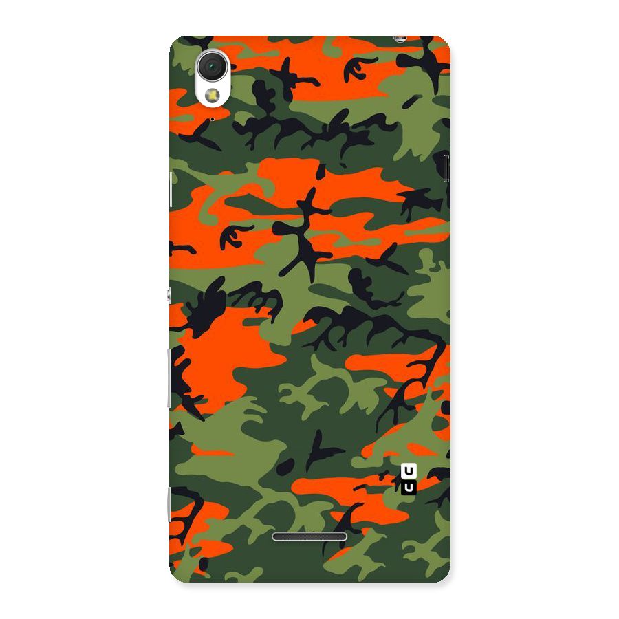 Army Pattern Back Case for Sony Xperia T3