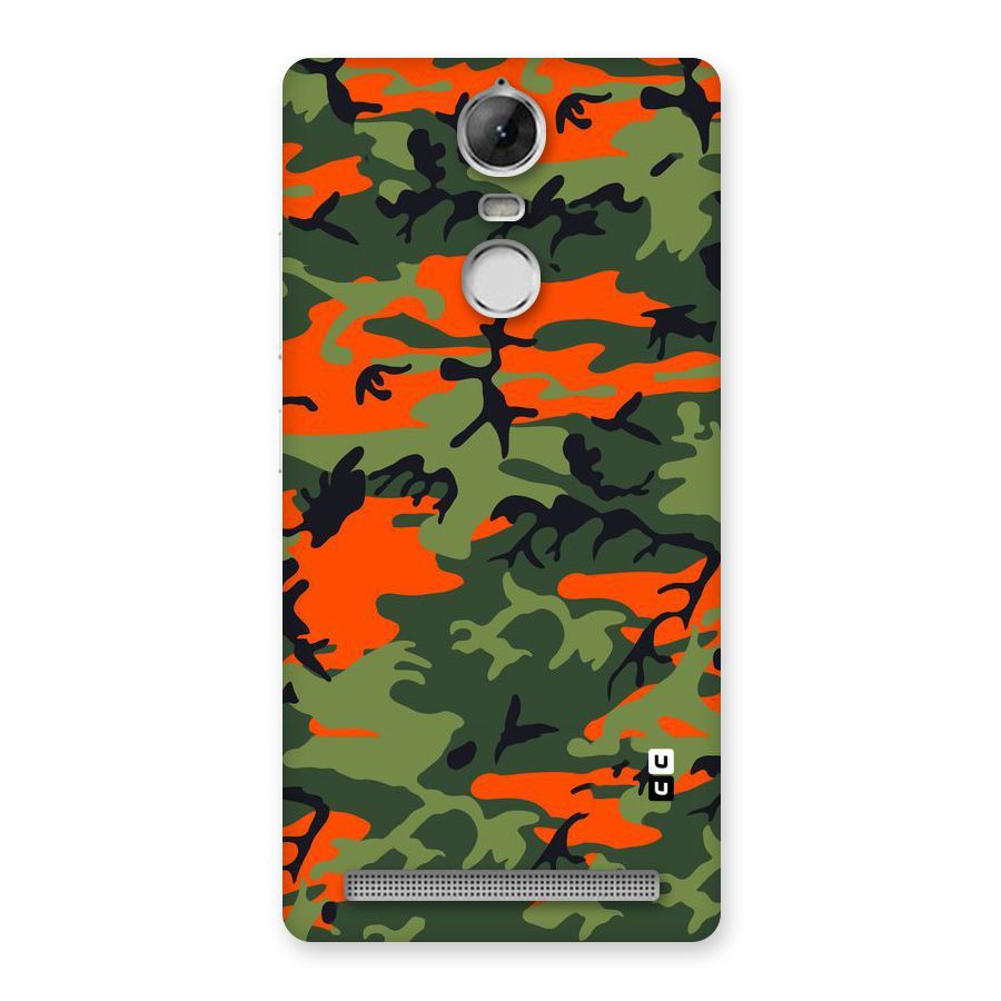 Army Pattern Back Case for Vibe K5 Note