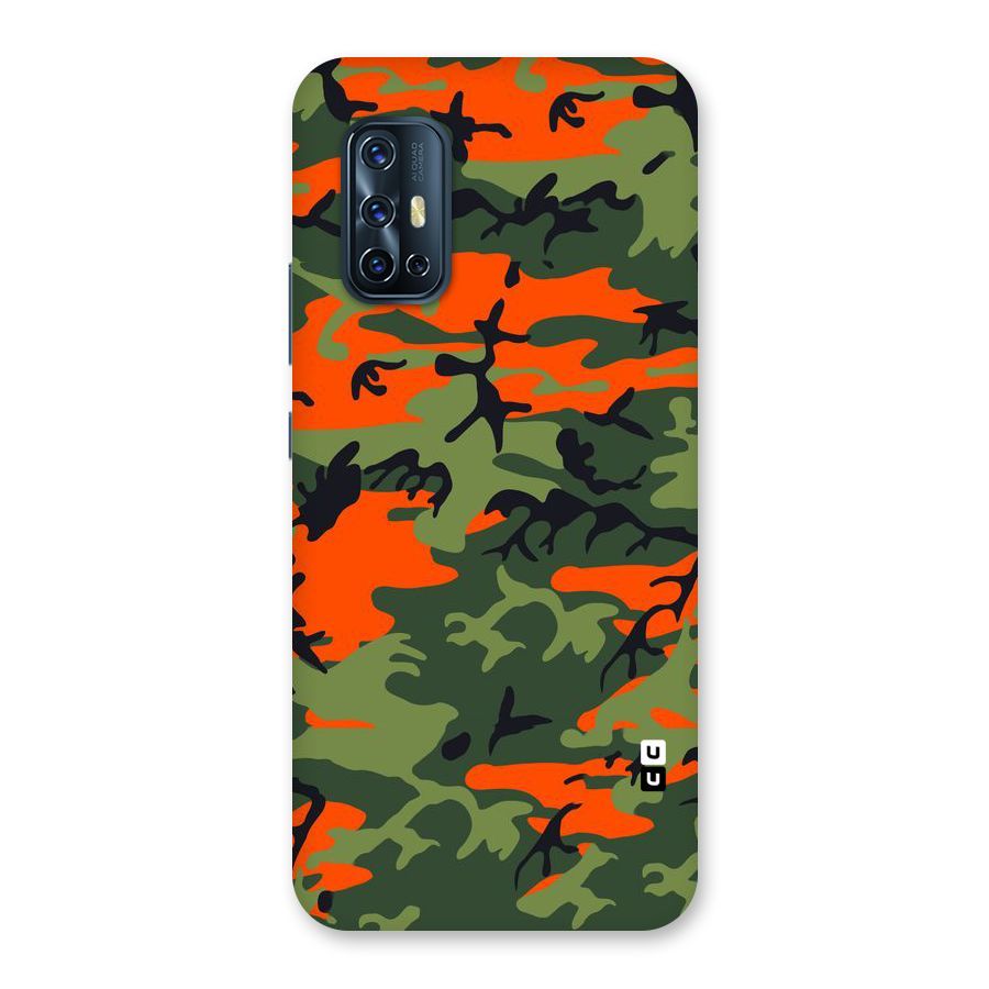 Army Pattern Back Case for Vivo V17