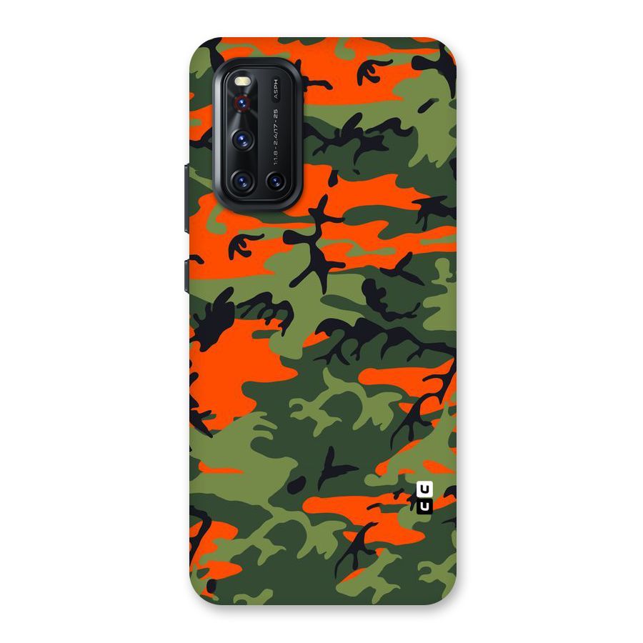Army Pattern Back Case for Vivo V19