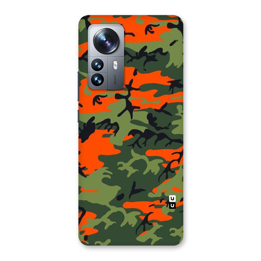 Army Pattern Back Case for Xiaomi 12 Pro