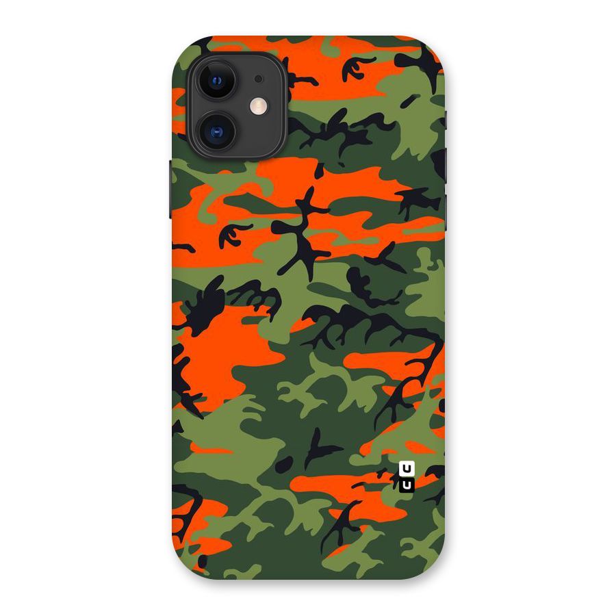 Army Pattern Back Case for iPhone 11